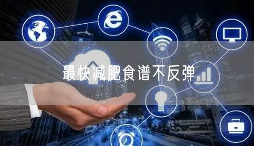 最快减肥食谱不反弹