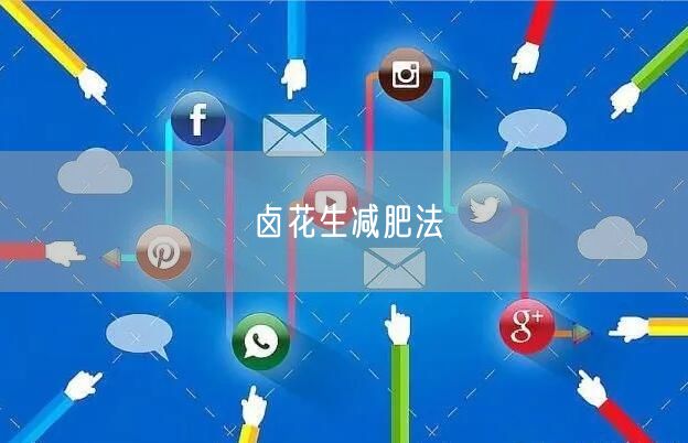 卤花生减肥法